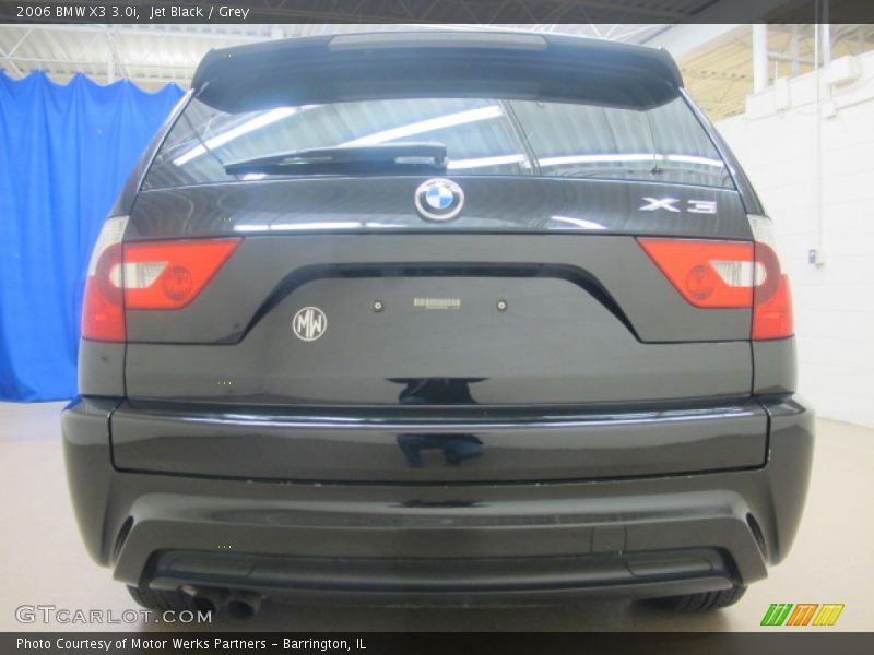Jet Black / Grey 2006 BMW X3 3.0i