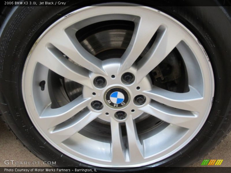 Jet Black / Grey 2006 BMW X3 3.0i