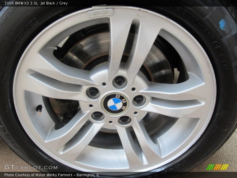 Jet Black / Grey 2006 BMW X3 3.0i