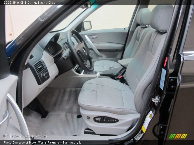 Jet Black / Grey 2006 BMW X3 3.0i