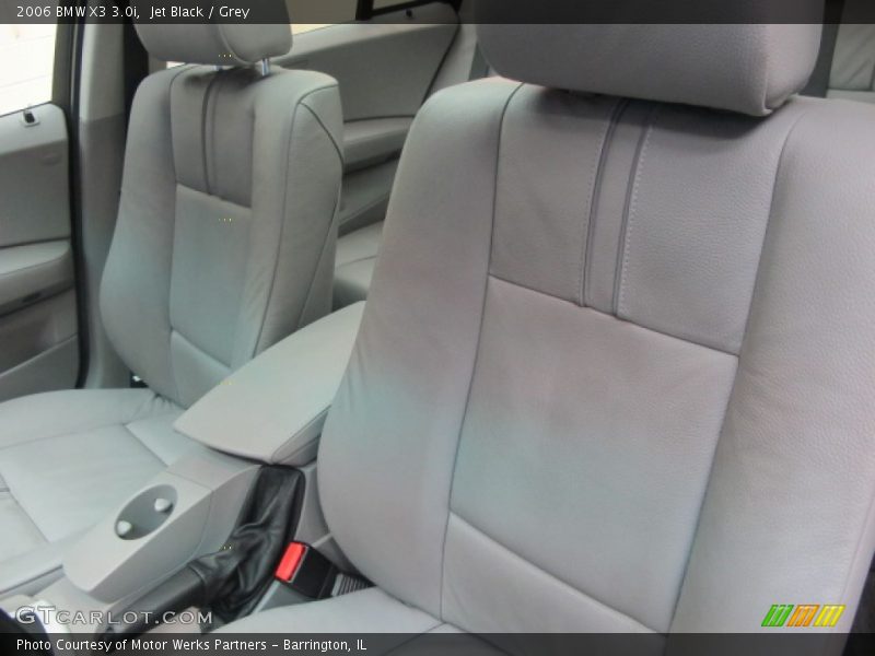 Jet Black / Grey 2006 BMW X3 3.0i