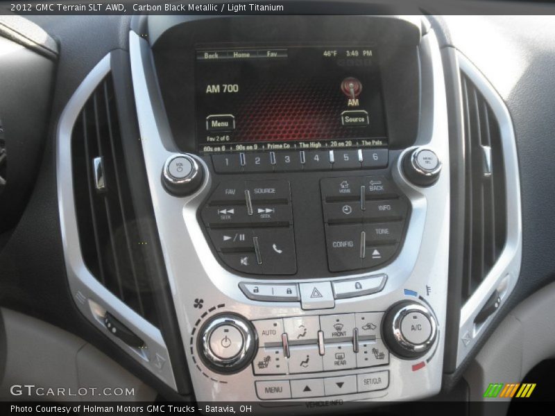 Carbon Black Metallic / Light Titanium 2012 GMC Terrain SLT AWD