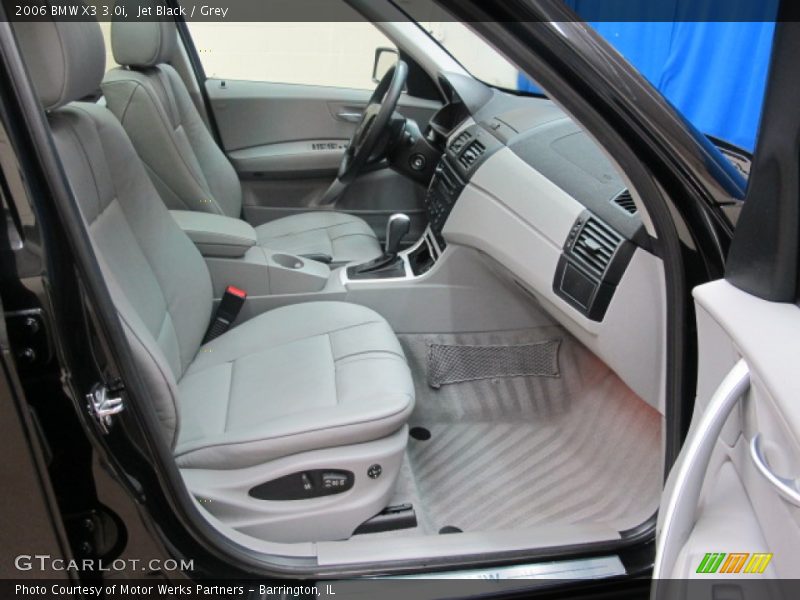 Jet Black / Grey 2006 BMW X3 3.0i