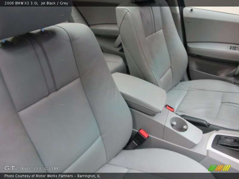 Jet Black / Grey 2006 BMW X3 3.0i