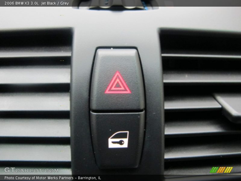 Jet Black / Grey 2006 BMW X3 3.0i