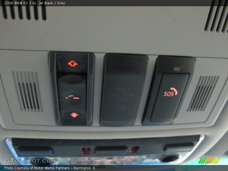 Jet Black / Grey 2006 BMW X3 3.0i