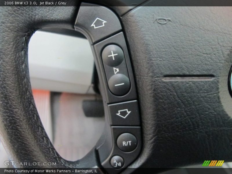 Jet Black / Grey 2006 BMW X3 3.0i