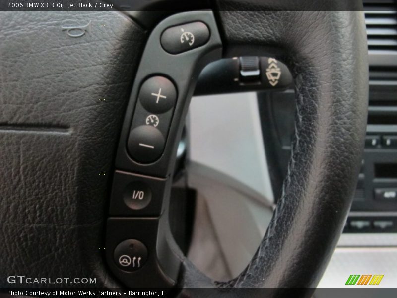 Jet Black / Grey 2006 BMW X3 3.0i