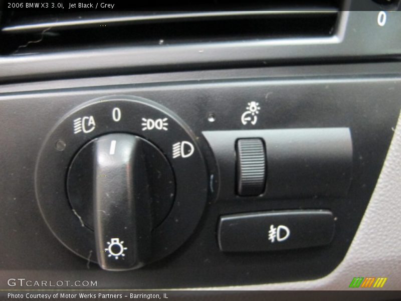 Jet Black / Grey 2006 BMW X3 3.0i