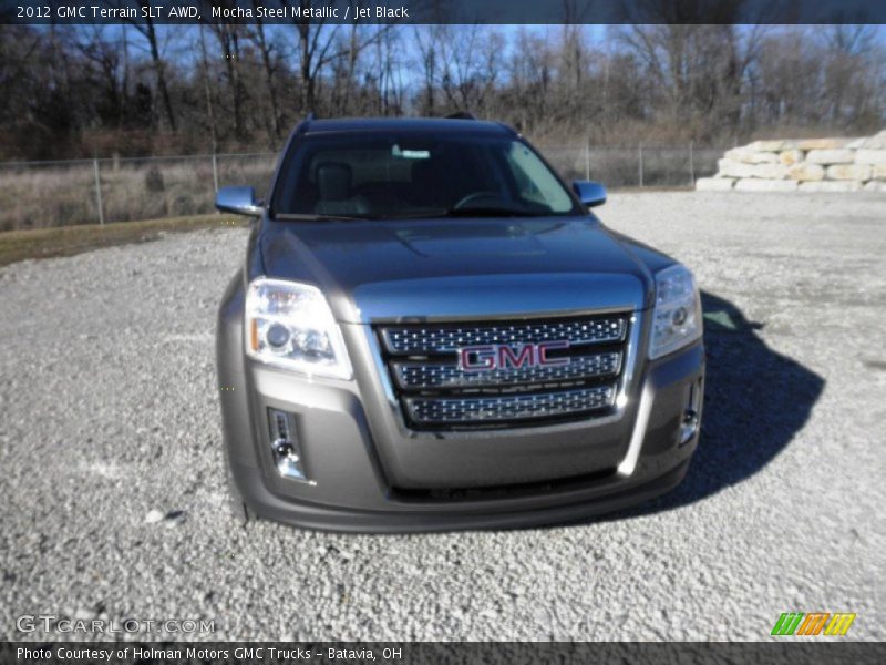 Mocha Steel Metallic / Jet Black 2012 GMC Terrain SLT AWD