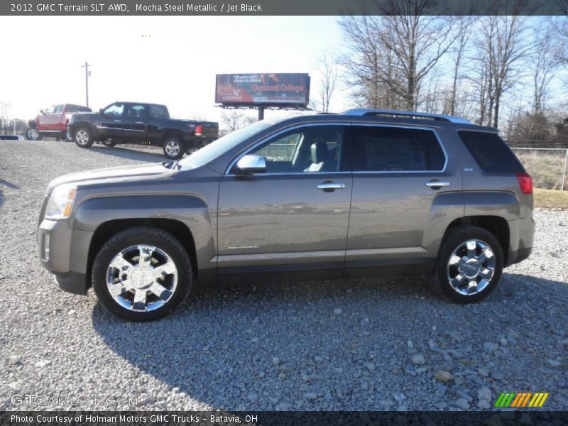 Mocha Steel Metallic / Jet Black 2012 GMC Terrain SLT AWD