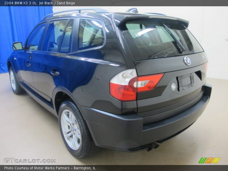 Jet Black / Sand Beige 2004 BMW X3 3.0i