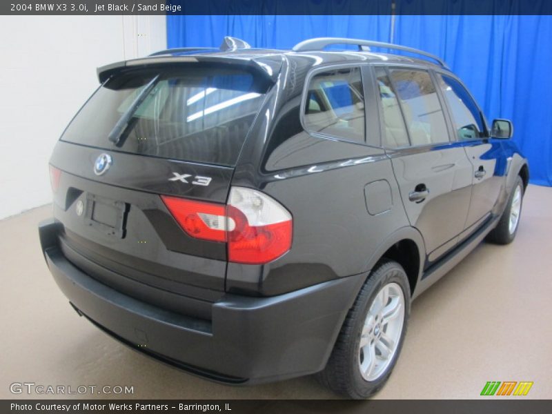 Jet Black / Sand Beige 2004 BMW X3 3.0i