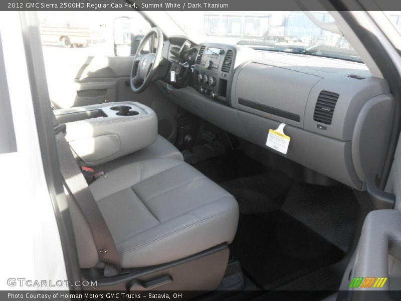 Summit White / Dark Titanium 2012 GMC Sierra 2500HD Regular Cab 4x4