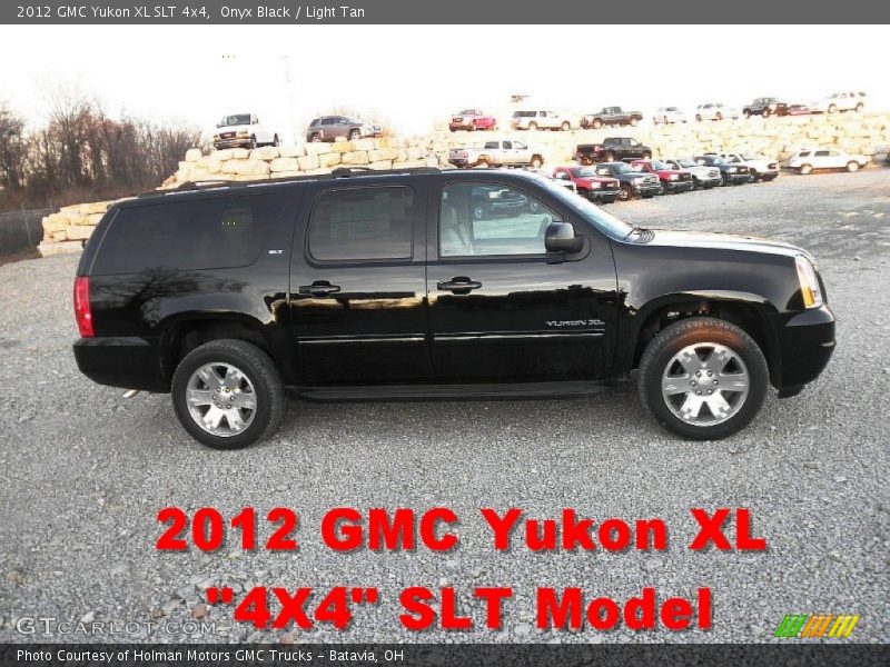 Onyx Black / Light Tan 2012 GMC Yukon XL SLT 4x4