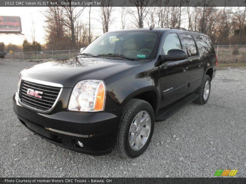 Onyx Black / Light Tan 2012 GMC Yukon XL SLT 4x4