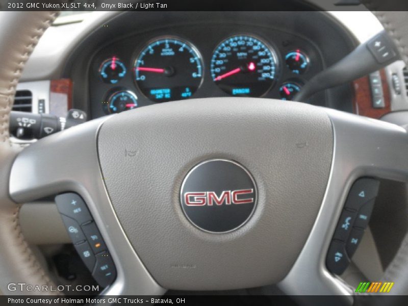 Onyx Black / Light Tan 2012 GMC Yukon XL SLT 4x4