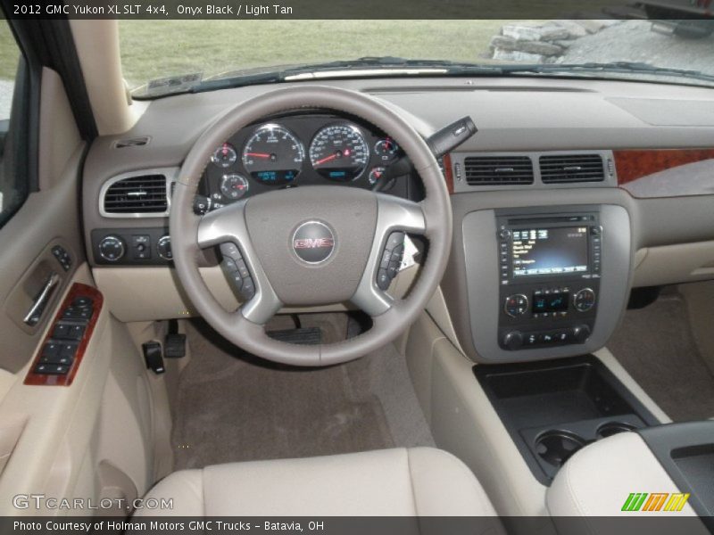 Onyx Black / Light Tan 2012 GMC Yukon XL SLT 4x4