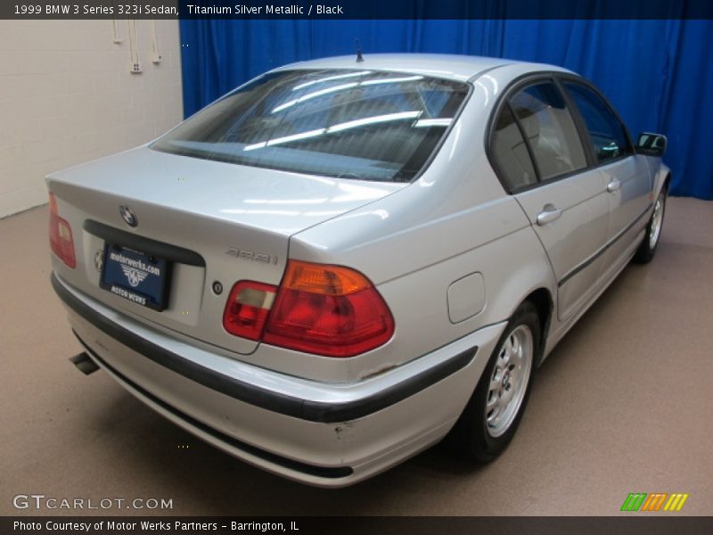 Titanium Silver Metallic / Black 1999 BMW 3 Series 323i Sedan