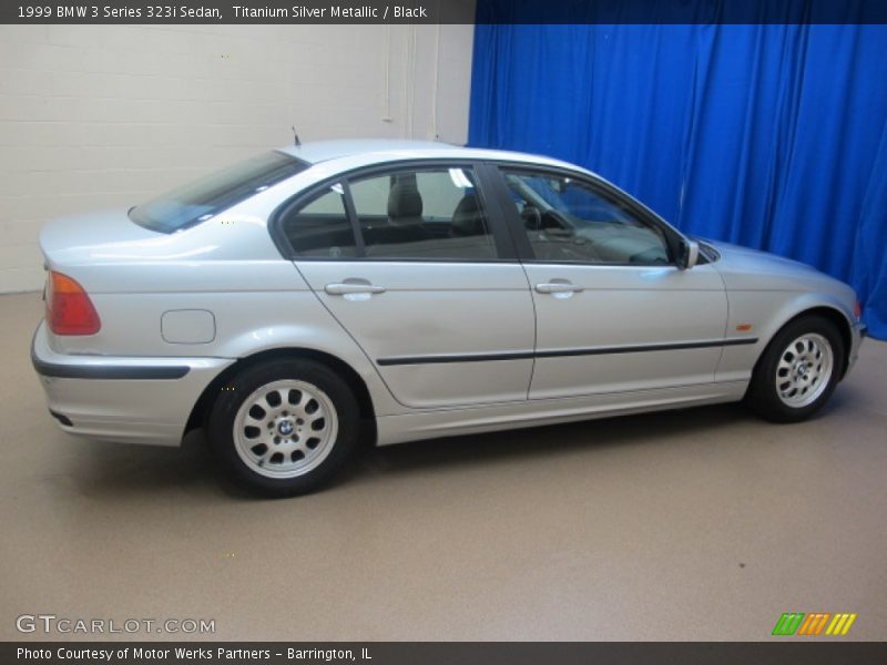 Titanium Silver Metallic / Black 1999 BMW 3 Series 323i Sedan