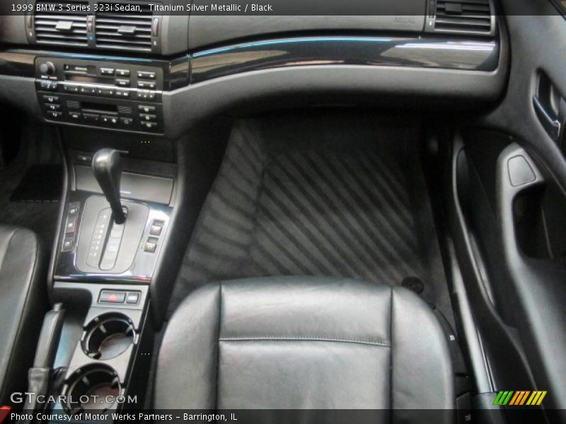 Titanium Silver Metallic / Black 1999 BMW 3 Series 323i Sedan