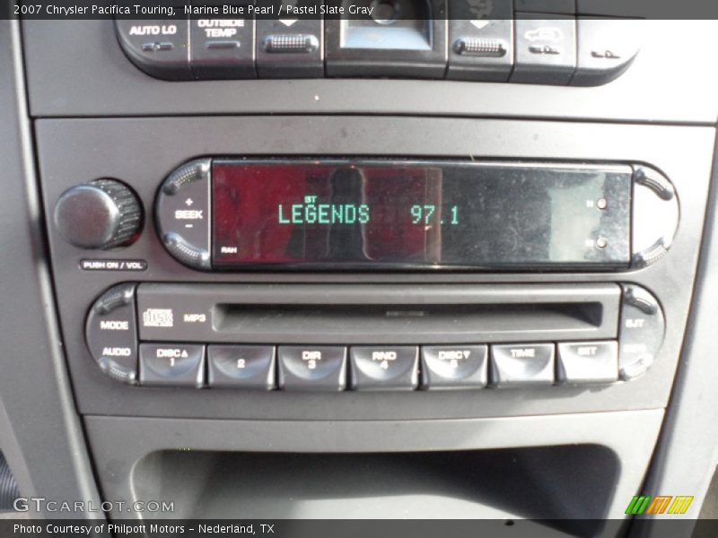 Marine Blue Pearl / Pastel Slate Gray 2007 Chrysler Pacifica Touring