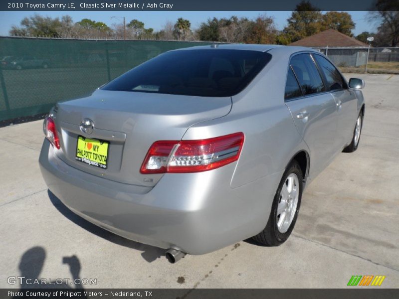 Classic Silver Metallic / Ash Gray 2010 Toyota Camry LE