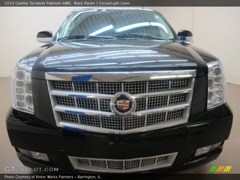 Black Raven / Cocoa/Light Linen 2010 Cadillac Escalade Platinum AWD