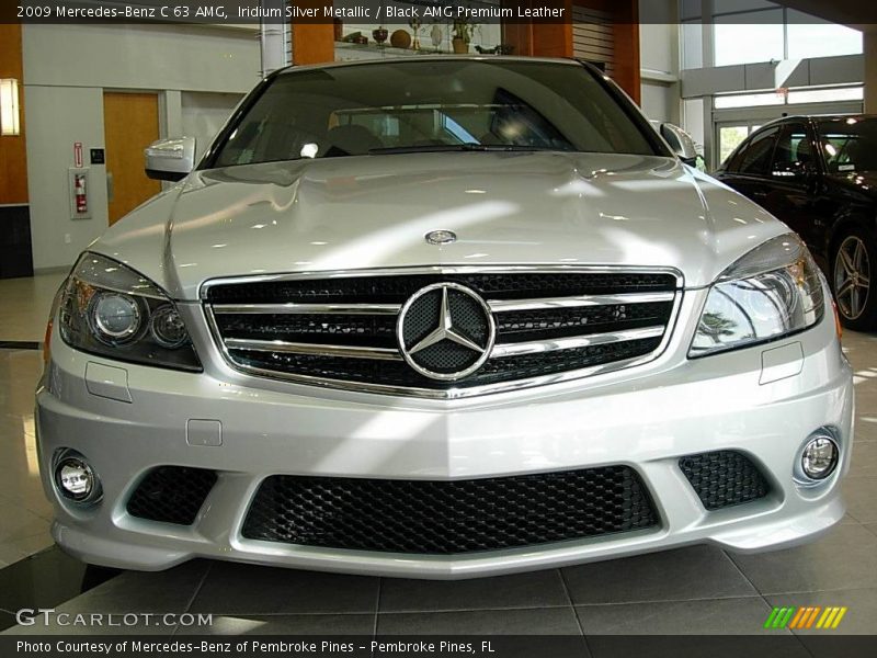 Iridium Silver Metallic / Black AMG Premium Leather 2009 Mercedes-Benz C 63 AMG