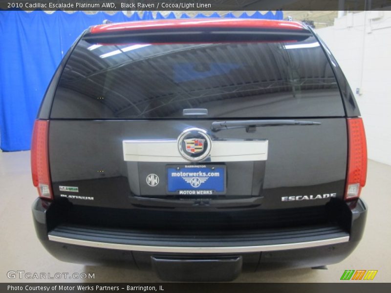Black Raven / Cocoa/Light Linen 2010 Cadillac Escalade Platinum AWD