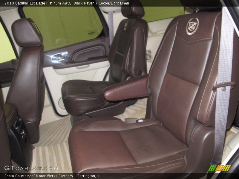 Black Raven / Cocoa/Light Linen 2010 Cadillac Escalade Platinum AWD