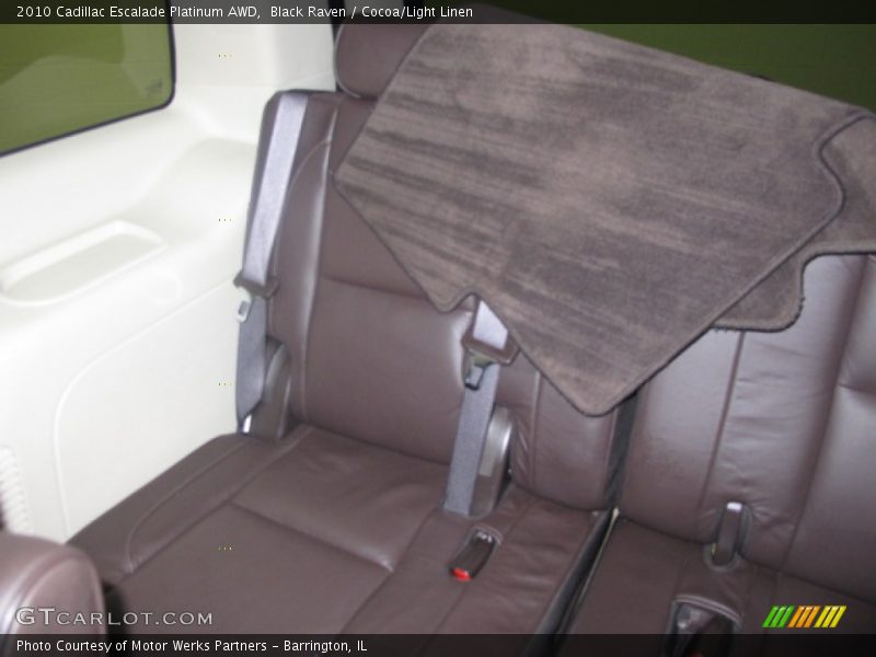 Black Raven / Cocoa/Light Linen 2010 Cadillac Escalade Platinum AWD