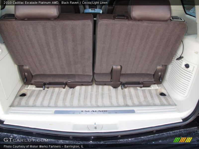  2010 Escalade Platinum AWD Trunk