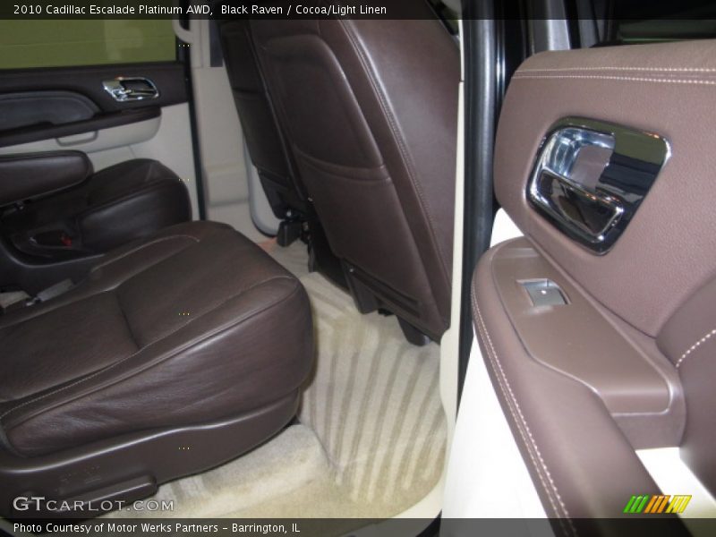 Black Raven / Cocoa/Light Linen 2010 Cadillac Escalade Platinum AWD