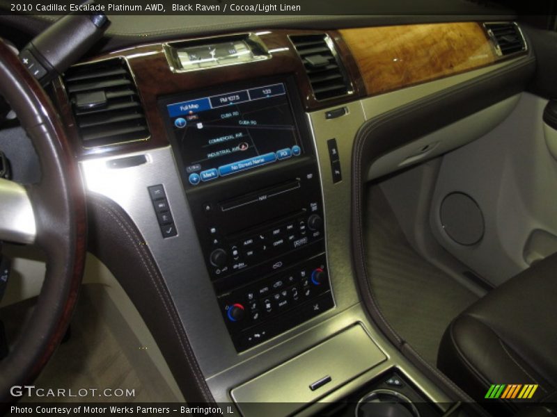 Black Raven / Cocoa/Light Linen 2010 Cadillac Escalade Platinum AWD