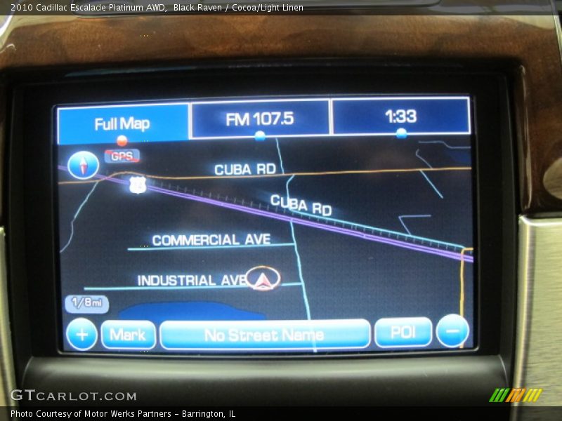 Navigation of 2010 Escalade Platinum AWD