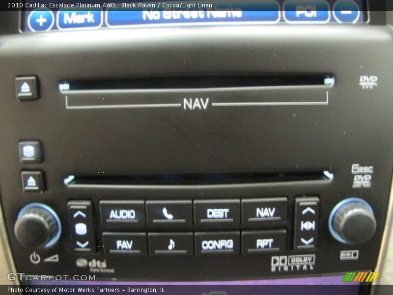 Controls of 2010 Escalade Platinum AWD