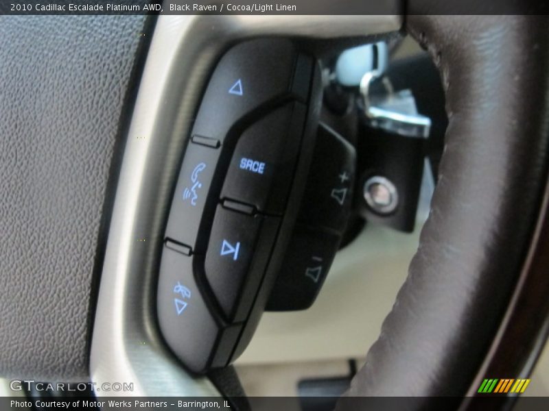 Black Raven / Cocoa/Light Linen 2010 Cadillac Escalade Platinum AWD