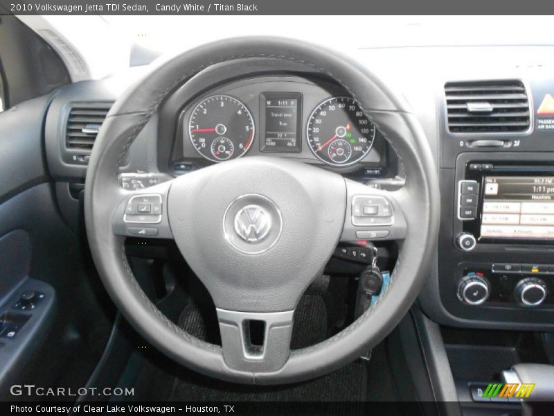 Candy White / Titan Black 2010 Volkswagen Jetta TDI Sedan