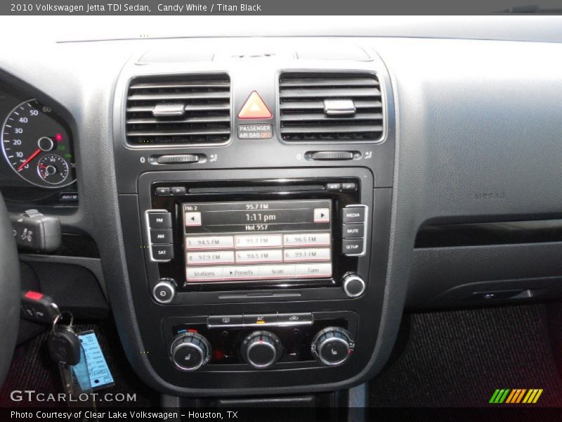 Candy White / Titan Black 2010 Volkswagen Jetta TDI Sedan