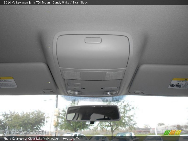 Candy White / Titan Black 2010 Volkswagen Jetta TDI Sedan