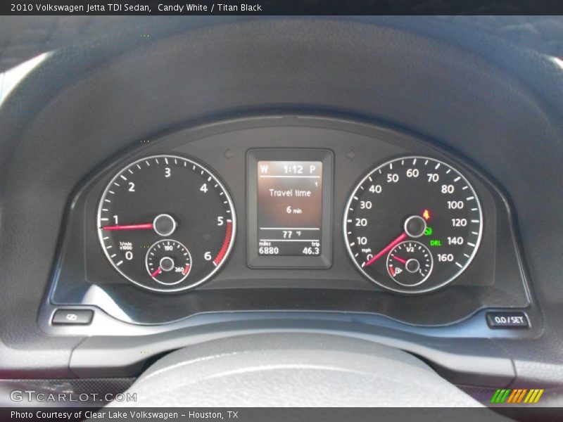 Candy White / Titan Black 2010 Volkswagen Jetta TDI Sedan