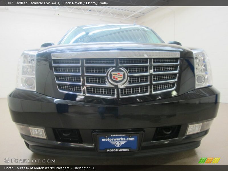 Black Raven / Ebony/Ebony 2007 Cadillac Escalade ESV AWD