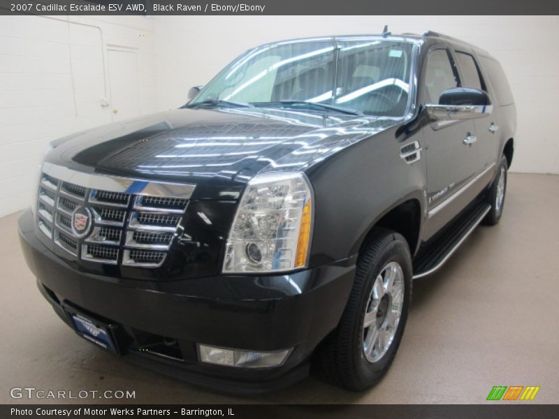 Black Raven / Ebony/Ebony 2007 Cadillac Escalade ESV AWD