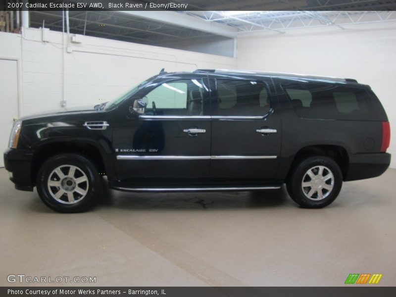 Black Raven / Ebony/Ebony 2007 Cadillac Escalade ESV AWD