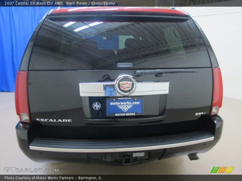 Black Raven / Ebony/Ebony 2007 Cadillac Escalade ESV AWD