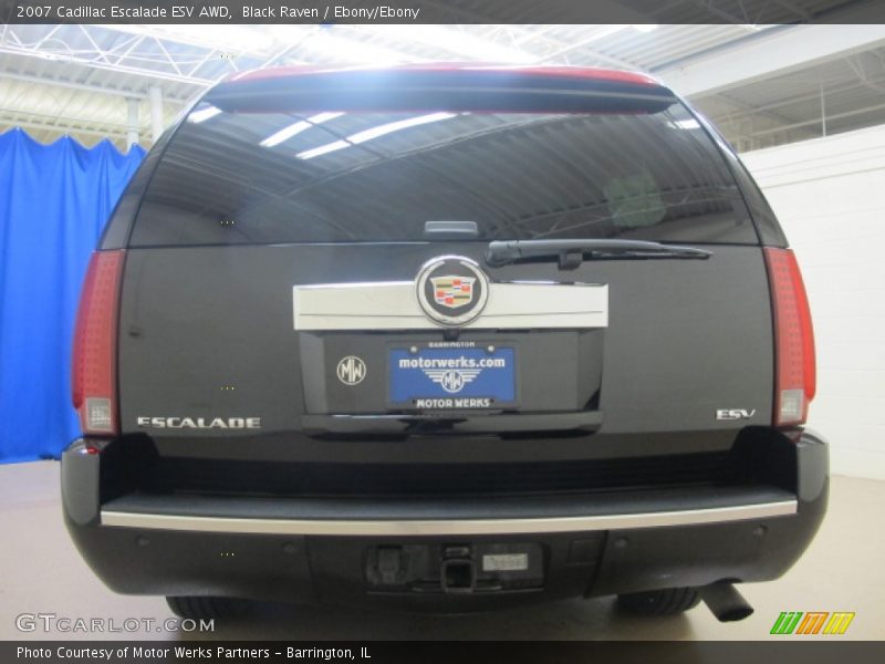 Black Raven / Ebony/Ebony 2007 Cadillac Escalade ESV AWD