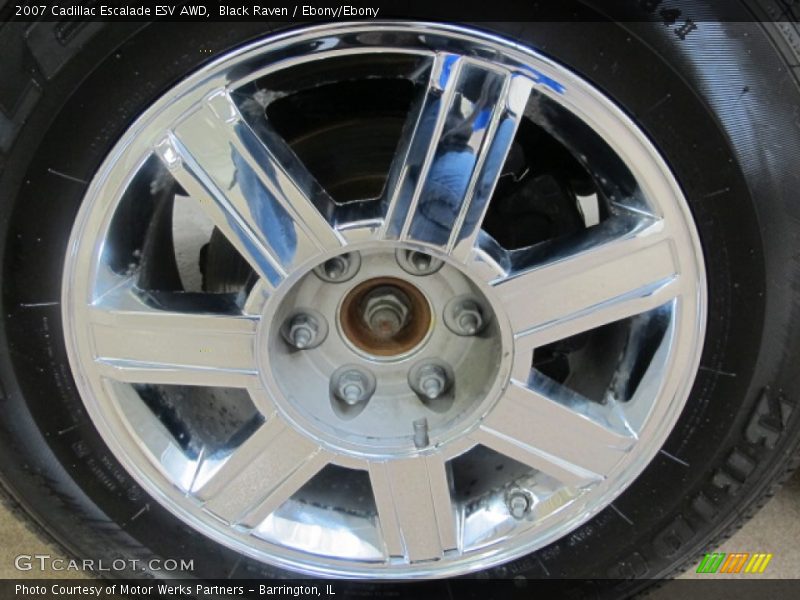 Black Raven / Ebony/Ebony 2007 Cadillac Escalade ESV AWD