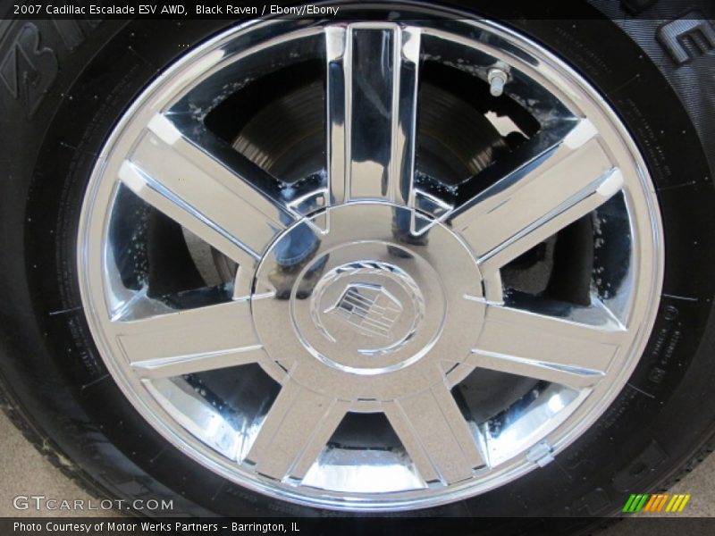 Black Raven / Ebony/Ebony 2007 Cadillac Escalade ESV AWD