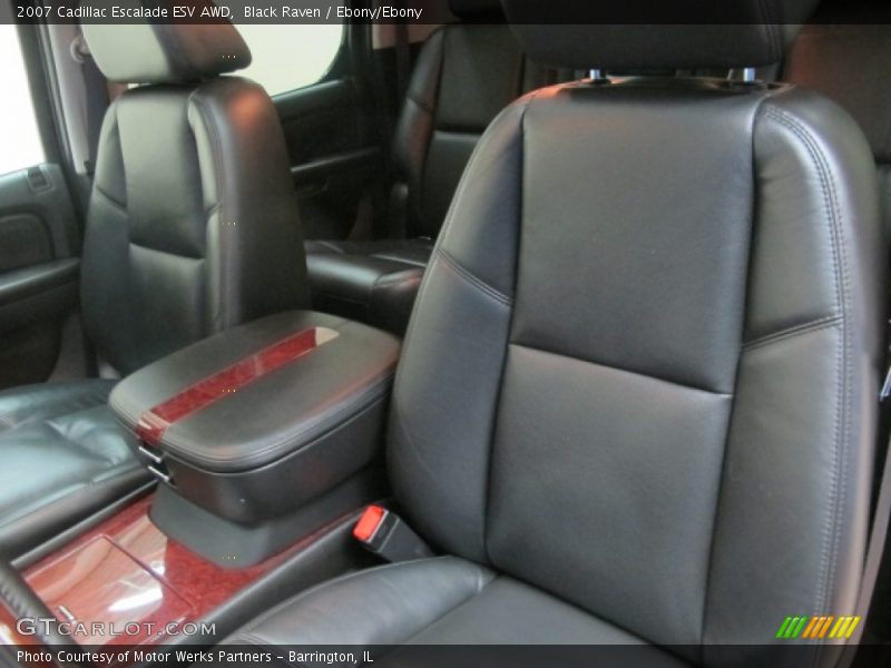 Black Raven / Ebony/Ebony 2007 Cadillac Escalade ESV AWD